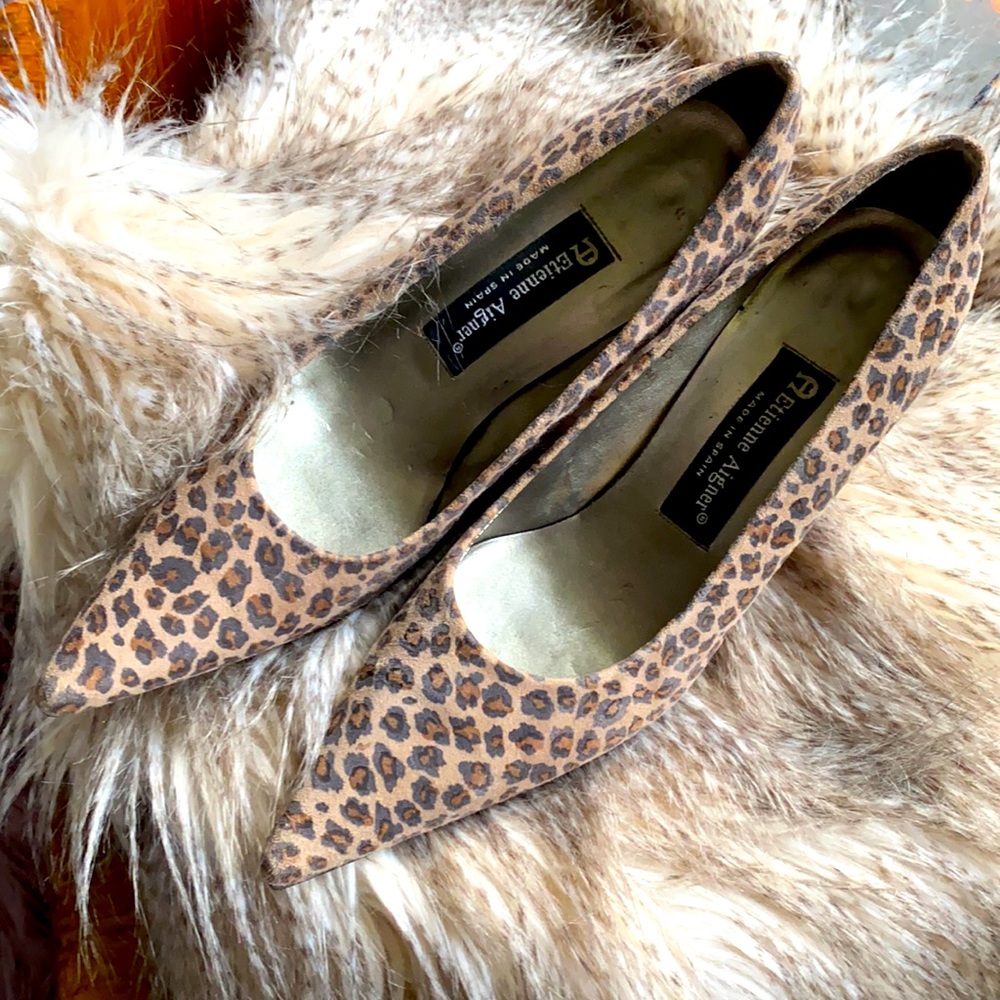 VTG Étienne Aigner Leopard Heels